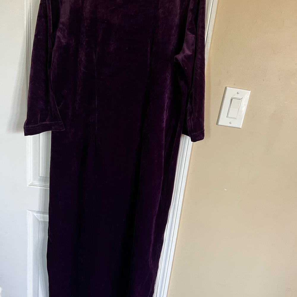 Long purple dress